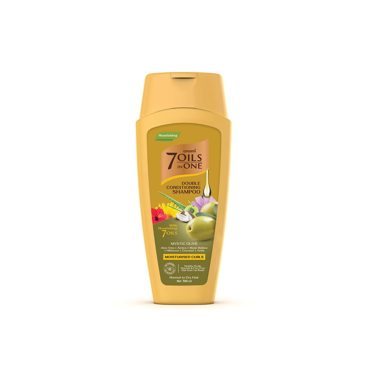 Emami 7 Oils in One Double Conditioning Shampoo Mystic Olive 100 ML