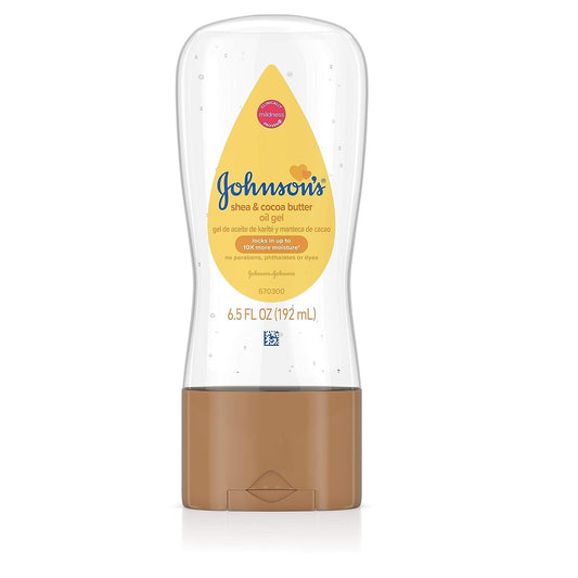 Johnson's shea & cocoa butter oil gel, 192ml