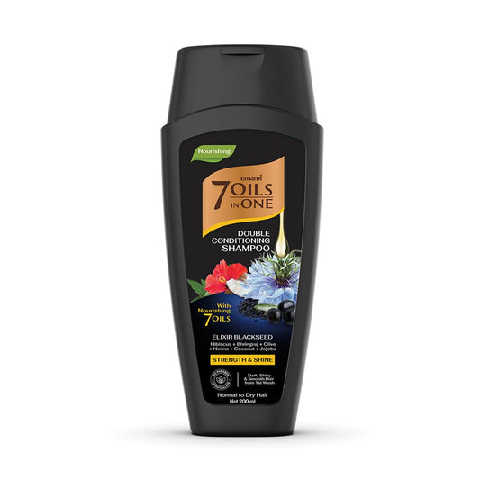 Emami 7 Oils in One Double Conditioning Shampoo Elixir Black seed 200 ML