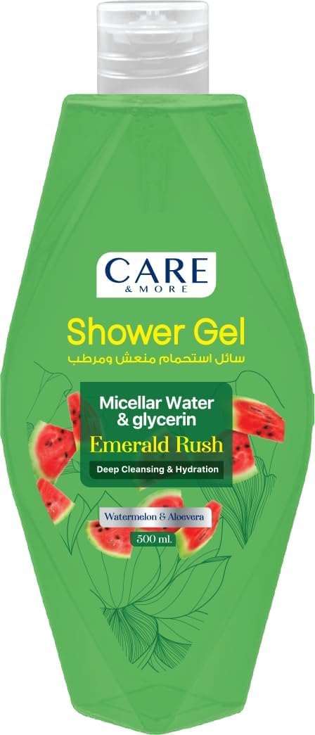 Care More Watermelon and Aloe Vera Micellar Shower Gel 500 ml