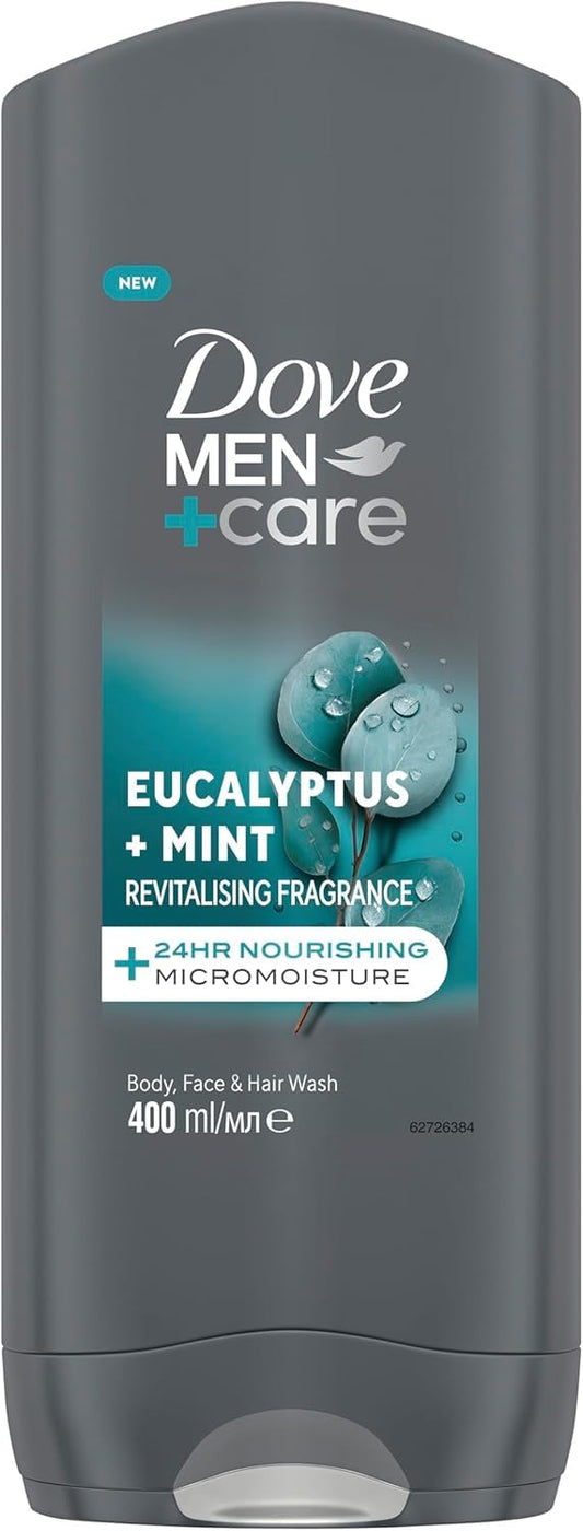 Dove Man Care Buddy Face Hair Eucalyptus Mint 400ml