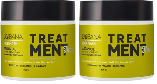 Bobana hair mask argan oil 500 grams (Pack of 2)