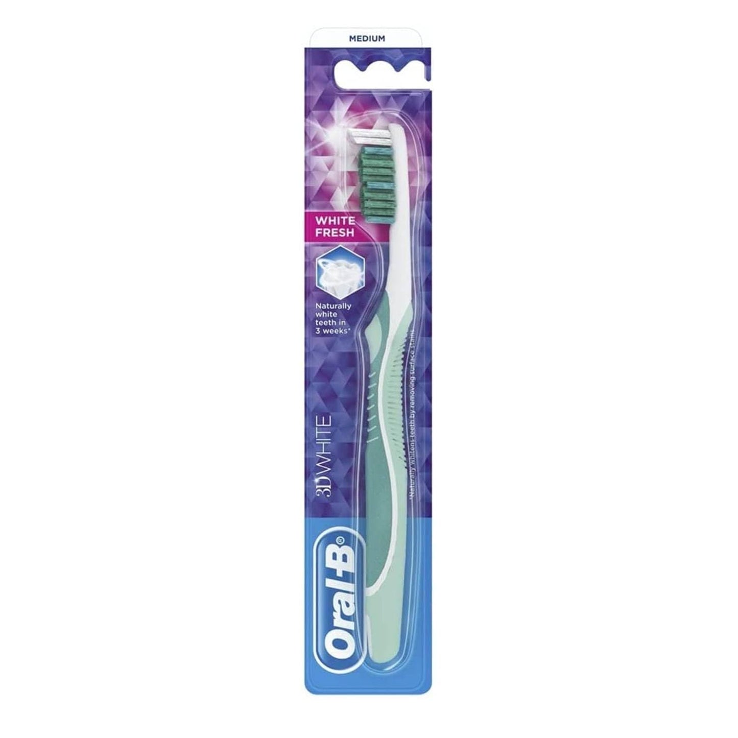 Oral-B 3D White Fresh, Medium Manual Toothbrush