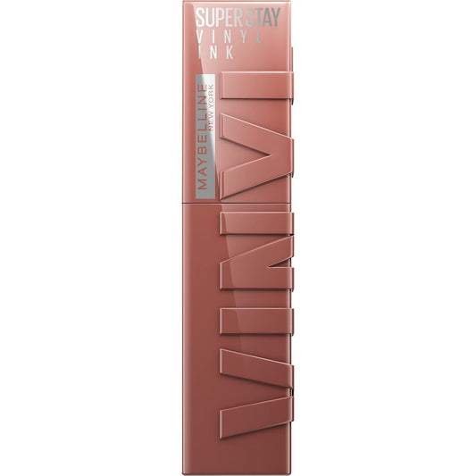 Maybelline New York Super Stay Vinyl Ink Nudes Longwear Transfer Proof Gloss Lipstick, Punchy