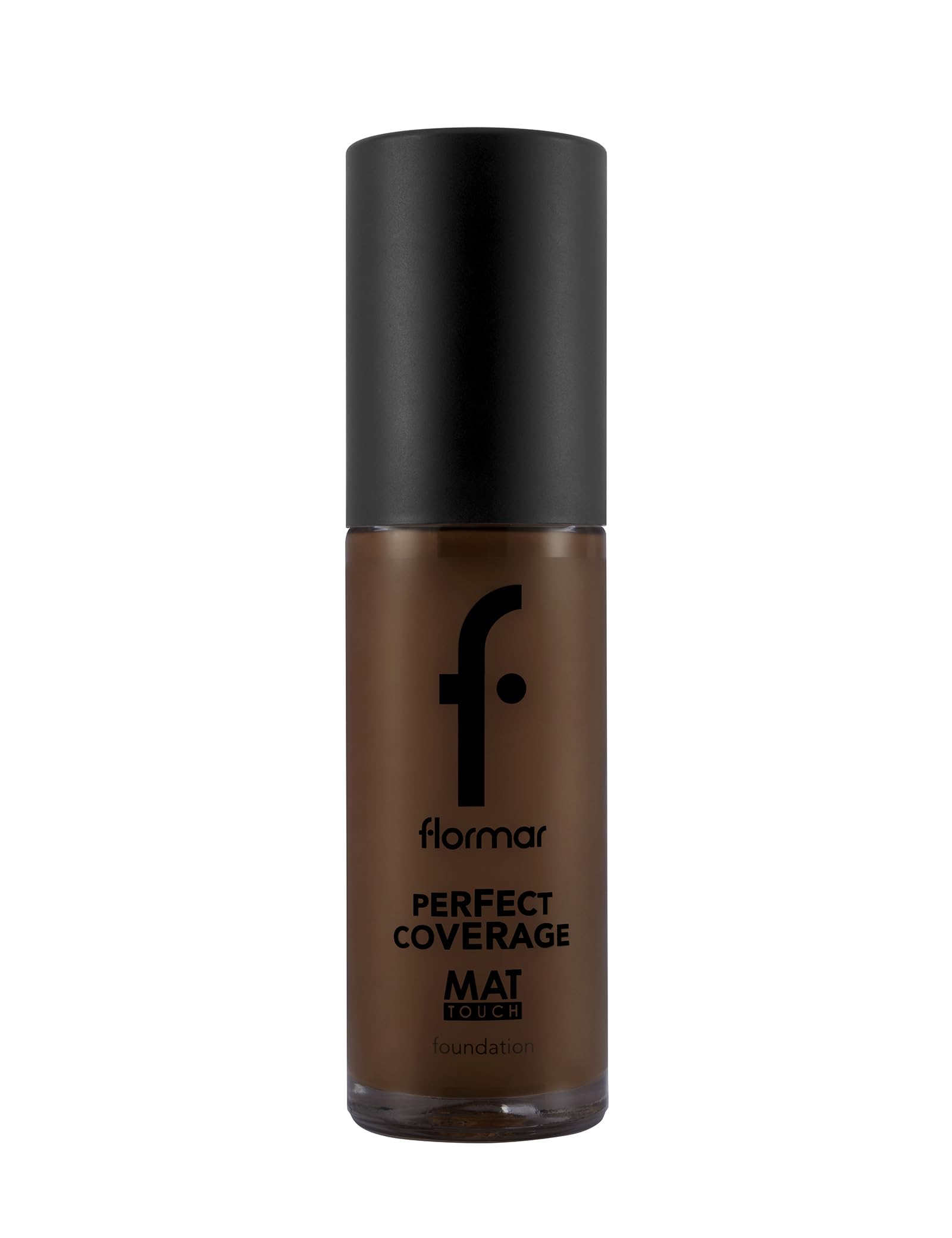 Flormar Perfect Coverage Mat Touch Foundation – 327 Espresso – Matte Finish Foundation, Oil-Control Effect, High Coverage Look, Smooth Skin Appearance