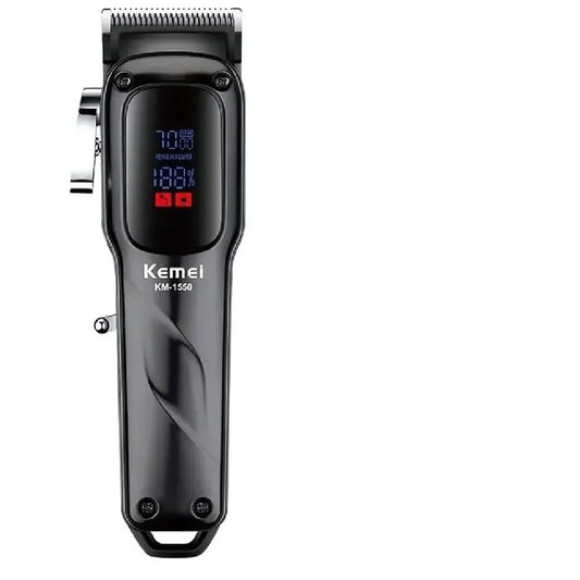 KEMEI Hair Trimmer KM-1550: Men's Rechargeable Professional Electric Hair Clippers Trimmer