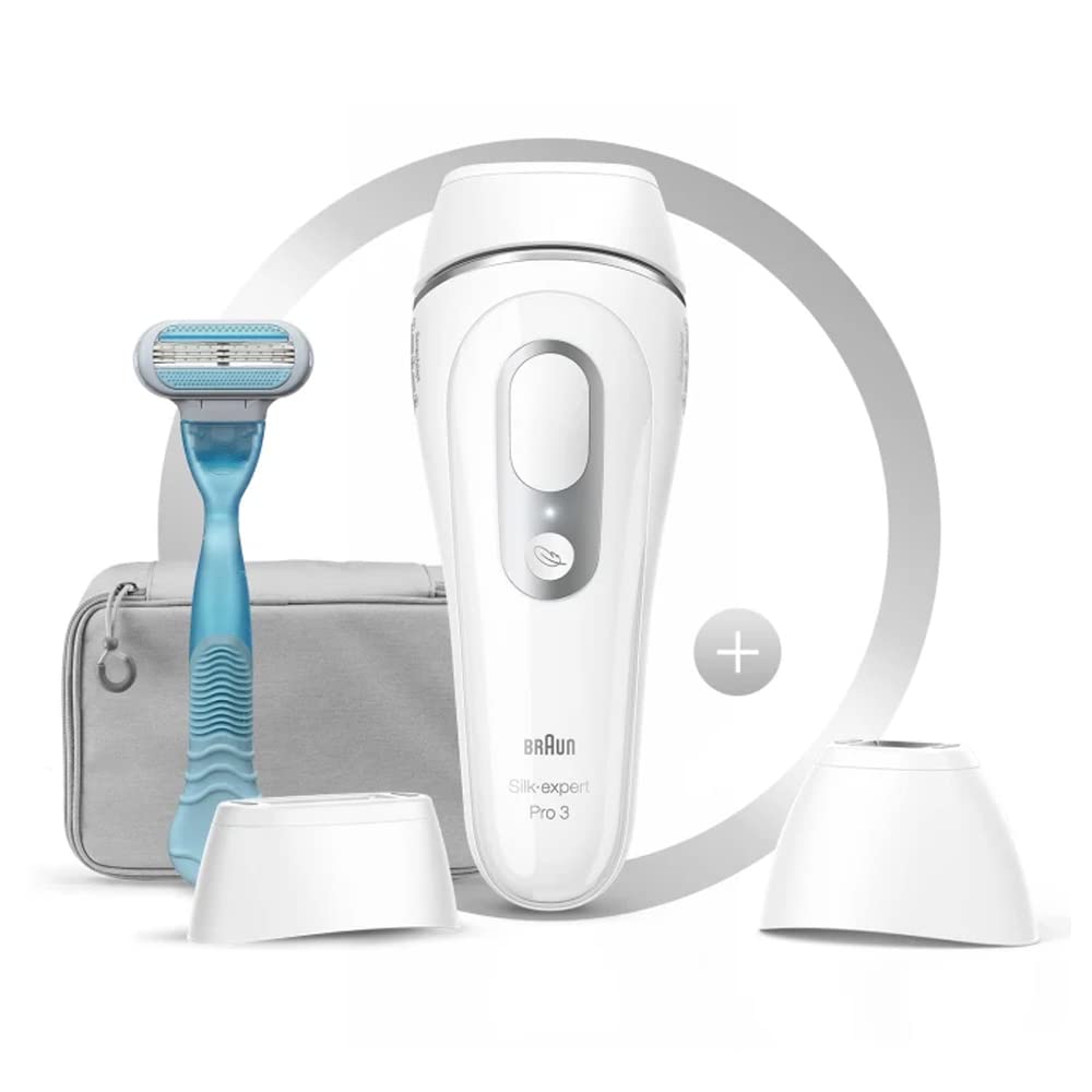 Braun Silk-expert Pro 3 PL3121 IPL with 3 extras: precision head, Venus razor, zip pouch