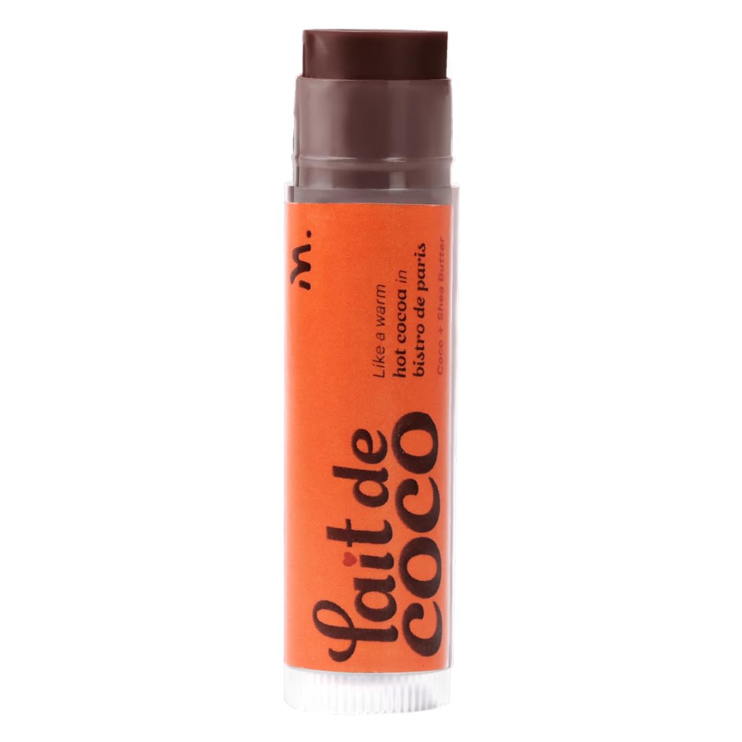 Mother Naked MotherNaked Lait De Coco Tinted Lip Balm | 4g | Rosy Brown Tint | Hot Chocolate Flavor | Honey Extract | Shea Butter | Vitamin E | Vegan