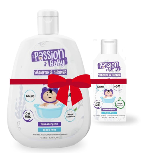 Passion baby Shampoo & Shower 2x1 275 ml With Shampoo&Shower 50 ml Gift