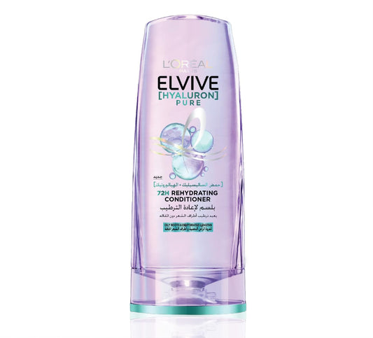 L’Oréal Paris Elvive Hyaluron Pure Rehydrating Conditioner for Oily Hair 200ML