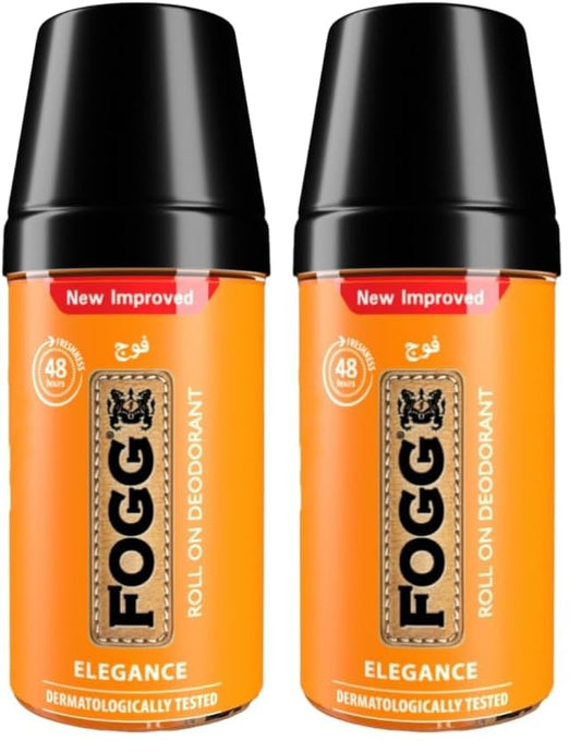 Fogg Elegance Roll on Deodorant for Women - 50 ml (Pack of 2)
