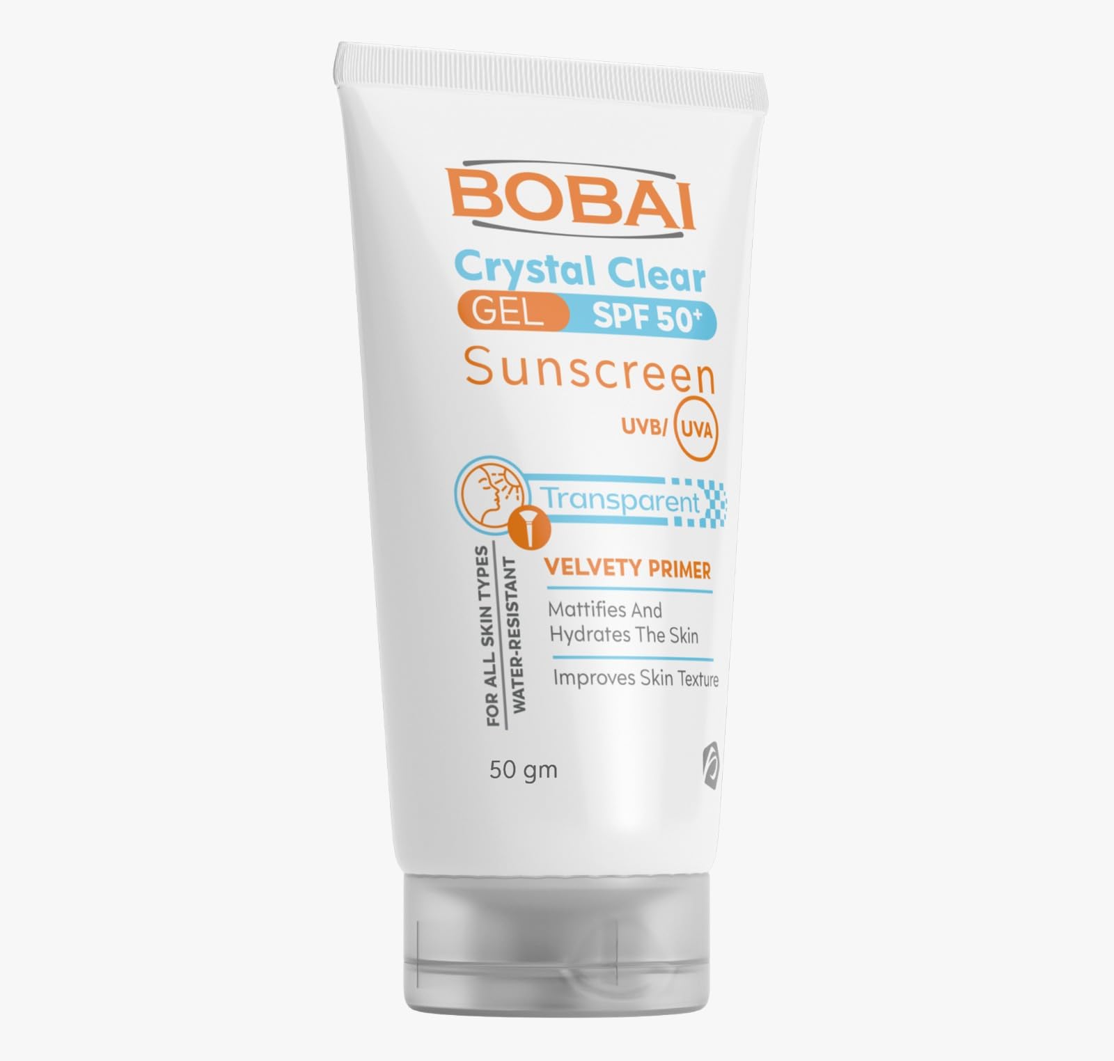 Bobai Crystal Clear Gel SPF 50+ Sunscreen 50g