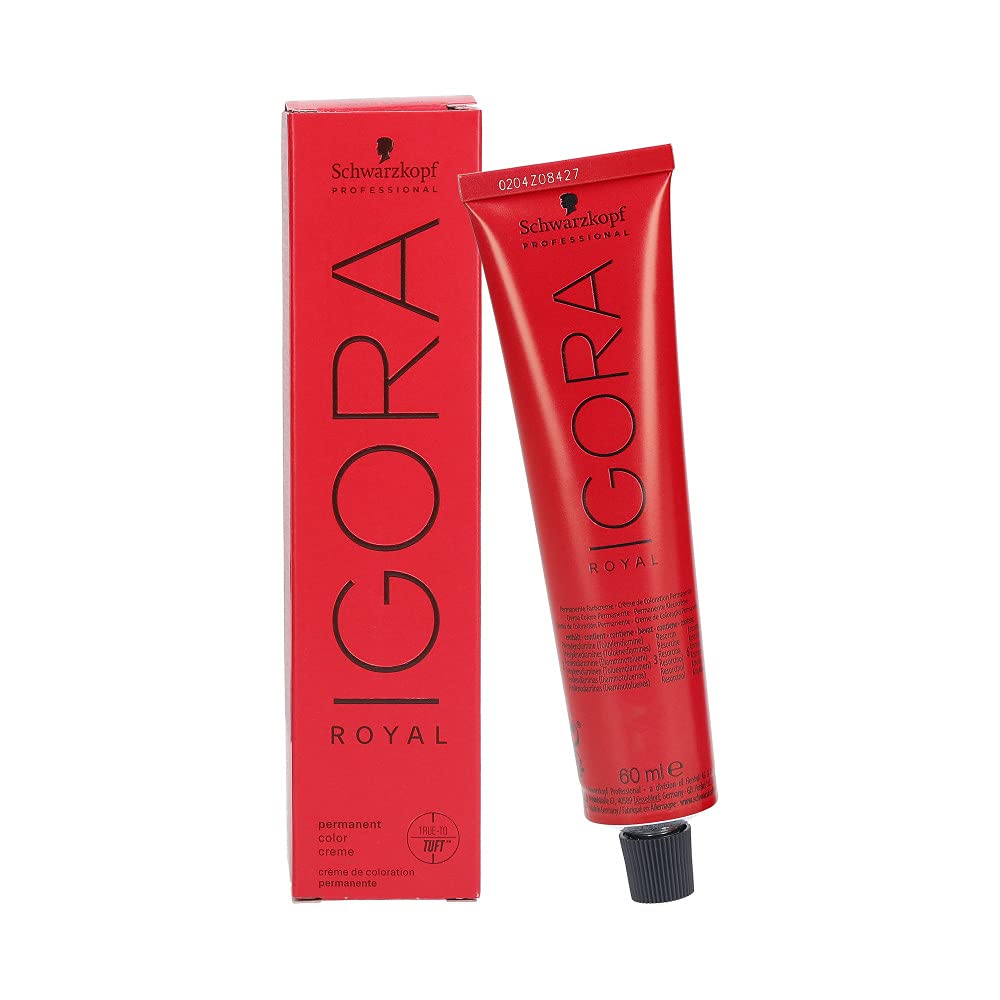 Schwarzkopf Professional Igora Royal Raw Essent Permanent Hair Colour Cream, No. 5-21 Ashy Cedar Light Brown Ash Cendré, 60 ml, 4045787479270