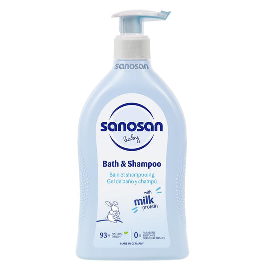Sanosan Bath And Shampoo For Baby, 500 Ml