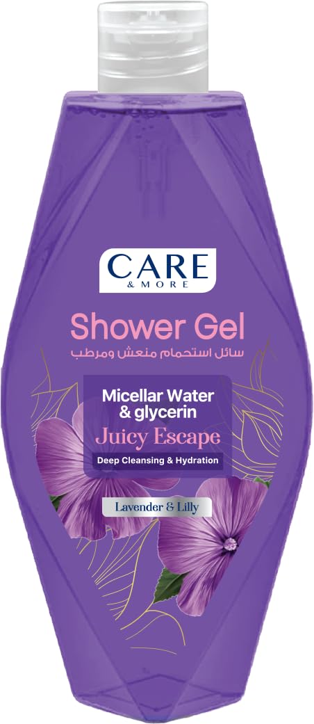Care More Lavender Micellar Shower Gel 500 ml