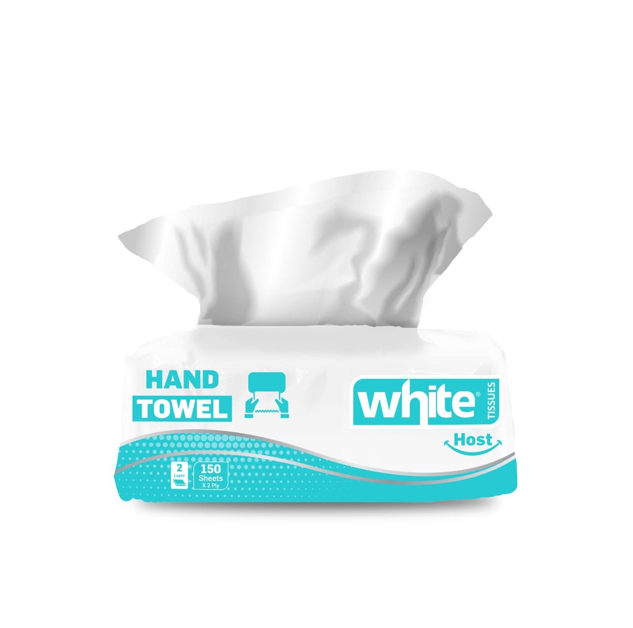 White host white super absorbent sterile tissues, 150 tissues