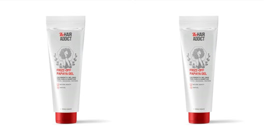 The Hair Addict Frizz Off Papaya Gel 250Ml (Pack of 2)