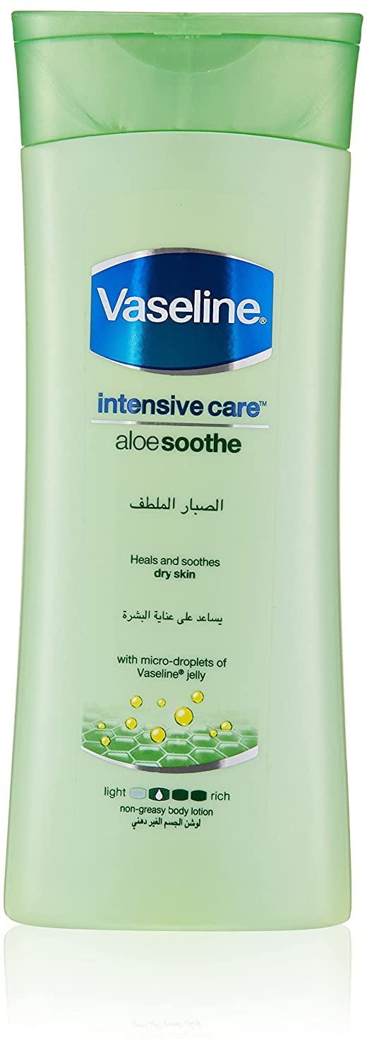 Vaseline Clinically proven to moisturize deeply to soothe dry skin with the first application.
