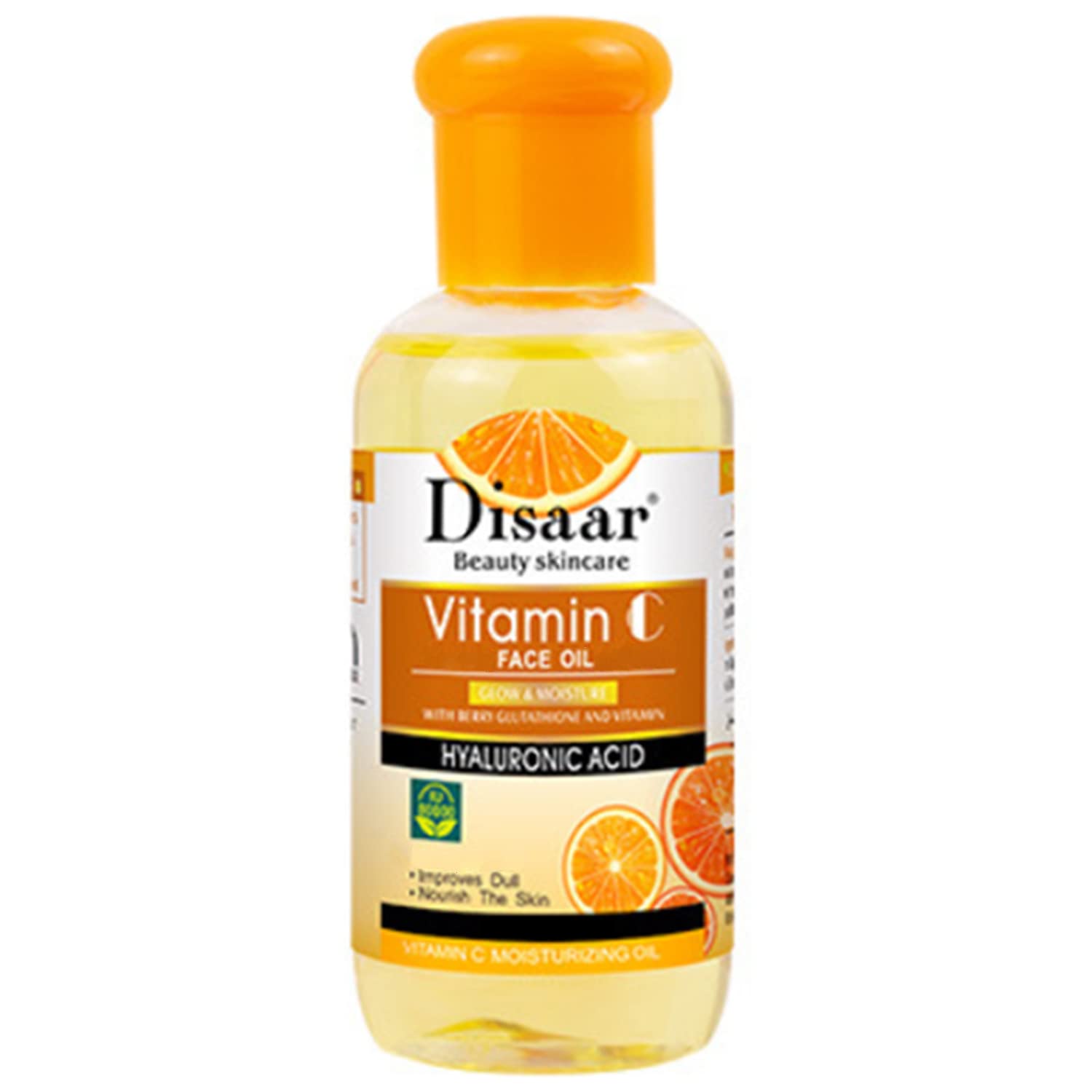DISAAR Beauty Vitamin C Face Oil Hyaluronic Acid Facial Moisturizing Essence Nourish Skin 75ml/2.5fl.oz