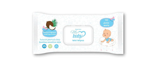 Easy Care Baby Wipes, Coconut Scent, 120 Wipes