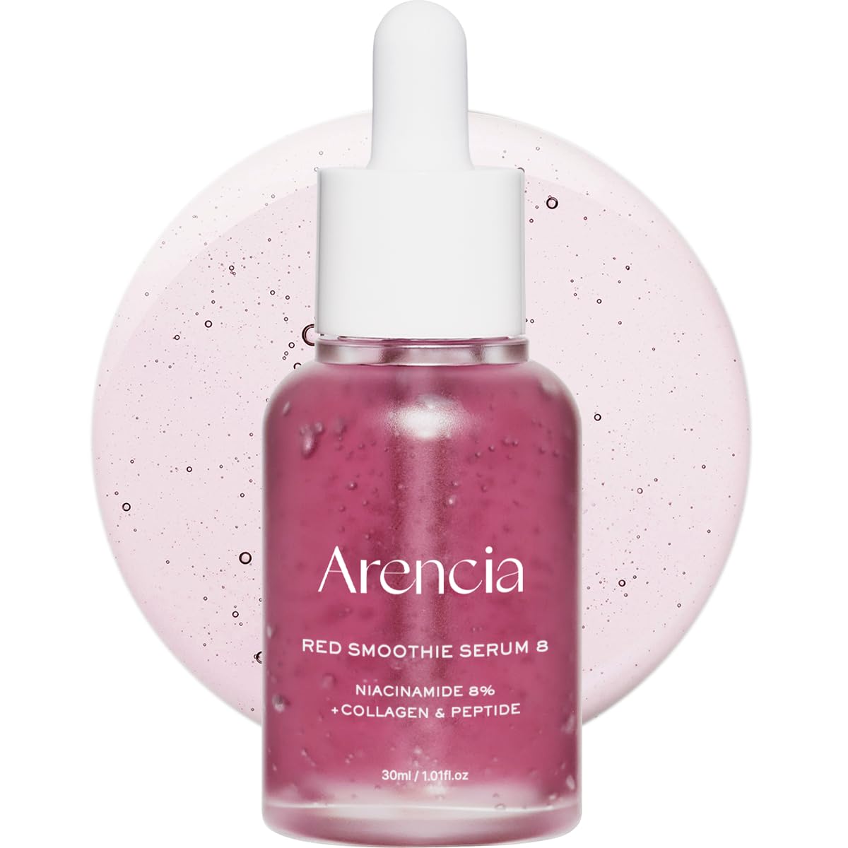 Arencia Red Mochicerum 8 1.1 fl oz (30 ml), Serum, Elastic Skin, Moisturizing, Collagen, Moisture Moisturizing, Niacinamide Blend, Korean Cosmetics, Skin Gloss