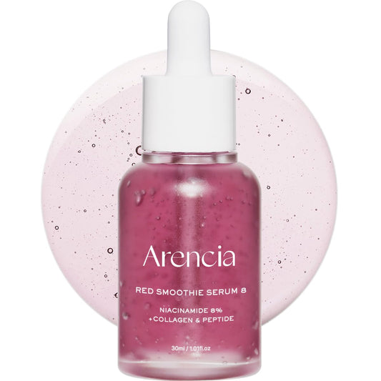 Arencia Red Mochicerum 8 1.1 fl oz (30 ml), Serum, Elastic Skin, Moisturizing, Collagen, Moisture Moisturizing, Niacinamide Blend, Korean Cosmetics, Skin Gloss