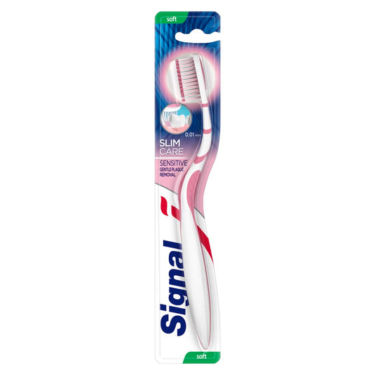 Signal Slim Care Double Care Sensitive Soft for gentle plaque removal Toothbrush 1PC