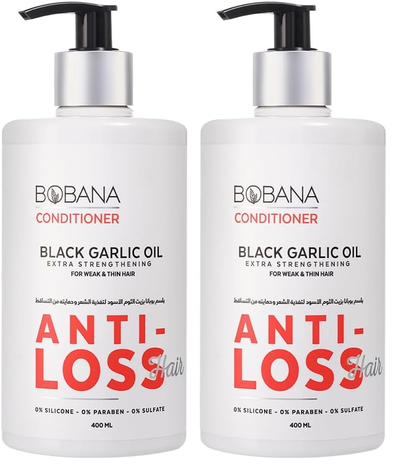 Bobana conditioner black garlic oil 400 ml 00 (Pack of 2)