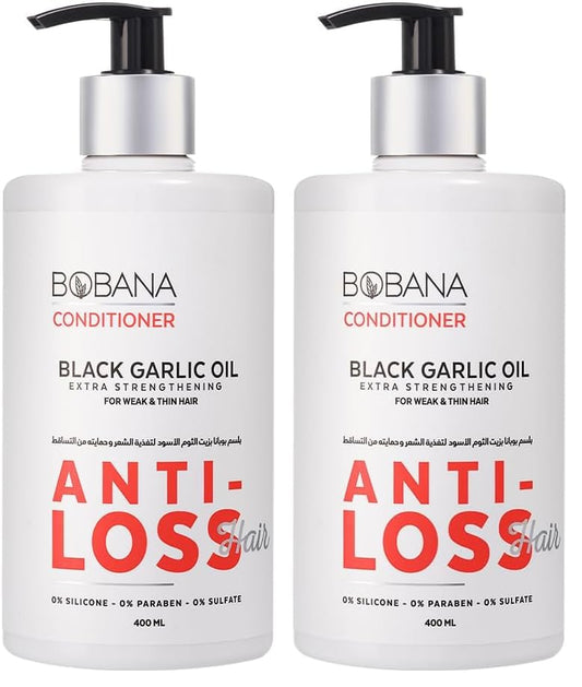 Bobana conditioner black garlic oil 400 ml 00 (Pack of 2)