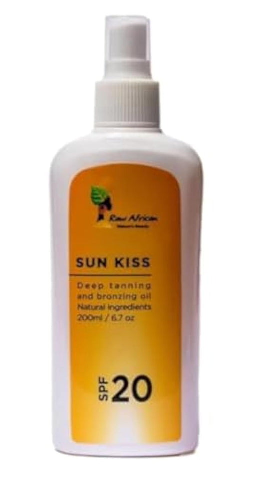 Raw African Sun Kiss Deep Tanning Oil 200ml Deep tanning oil