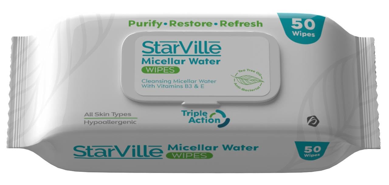 Starville Star Ville Micellar Water Wipes 50