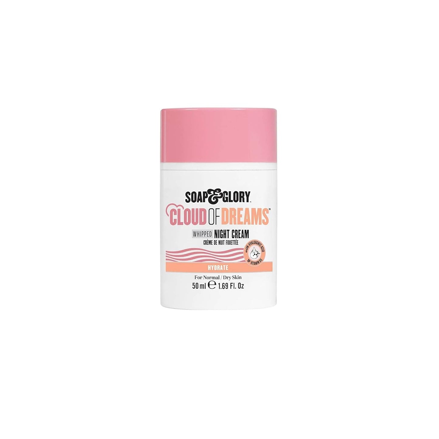 Soap & Glory Cloud of Dreams Whipped Night Cream, Normal to Dry Skin (50ml)