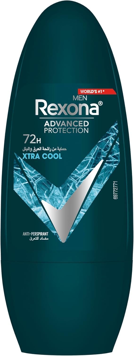 Rexona Men Advanced Protection 72H+ Antiperspirant Deodorant Extra Cool Roll On 50ML