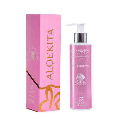 Aloekita Hair Conditioner with Proteins and Natural Oils, Olive, Argan, Jojoba, Lavender, Grape Seed, Almond, Coconut, Nourishing and Smoothing Care