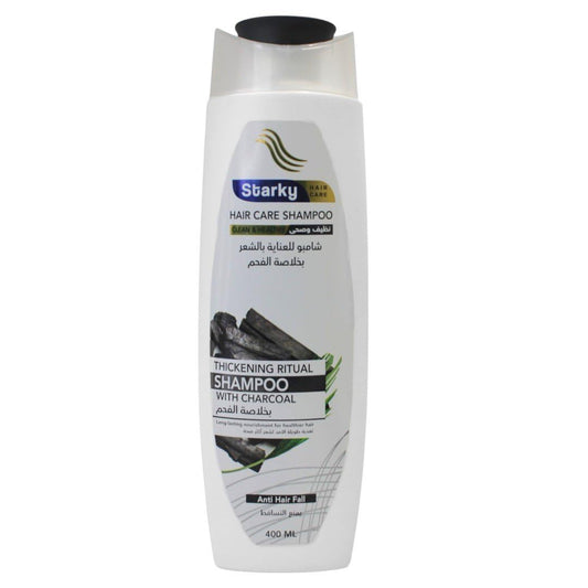 Starky Hair Care Shampoo With Charcoal Clean&Healthy Anti Hair Fall-400ml