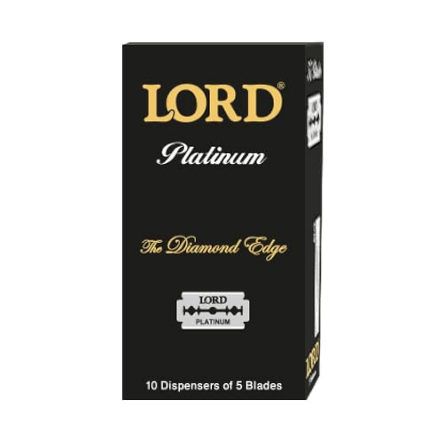 Lord Double Edge Platinum Razor Blades 50-Pieces