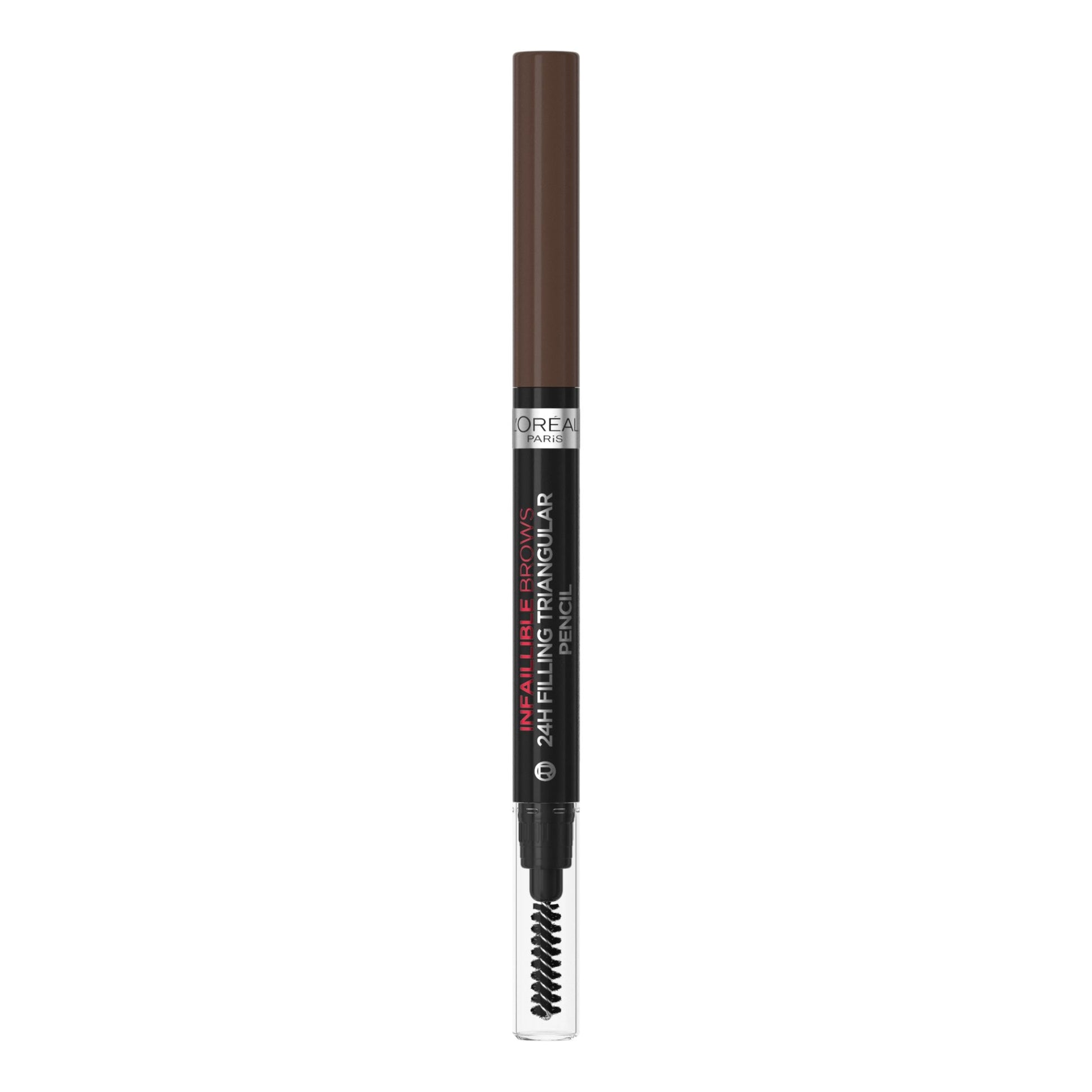 L'Oréal Paris Infaillible Brows, 24H Filling Triangular Pencil, 5.0 Light Brunette - Waterproof, Sumdge Proof and Transfer Resistant