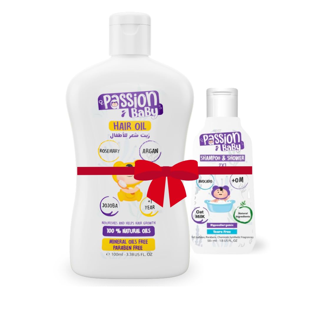 Passion baby Hair Oil 100 ml With Shampoo&Shower 50 ml Gift