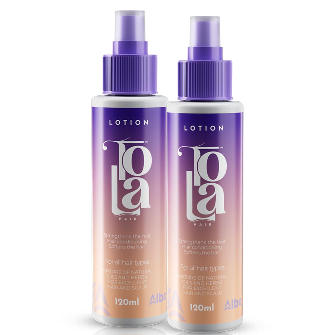 Alba Pharma Offer Hair Lotion 120 ml 1+1 It stimulates hair growth faster, helps fill in gaps, and promotes baby hair growth.