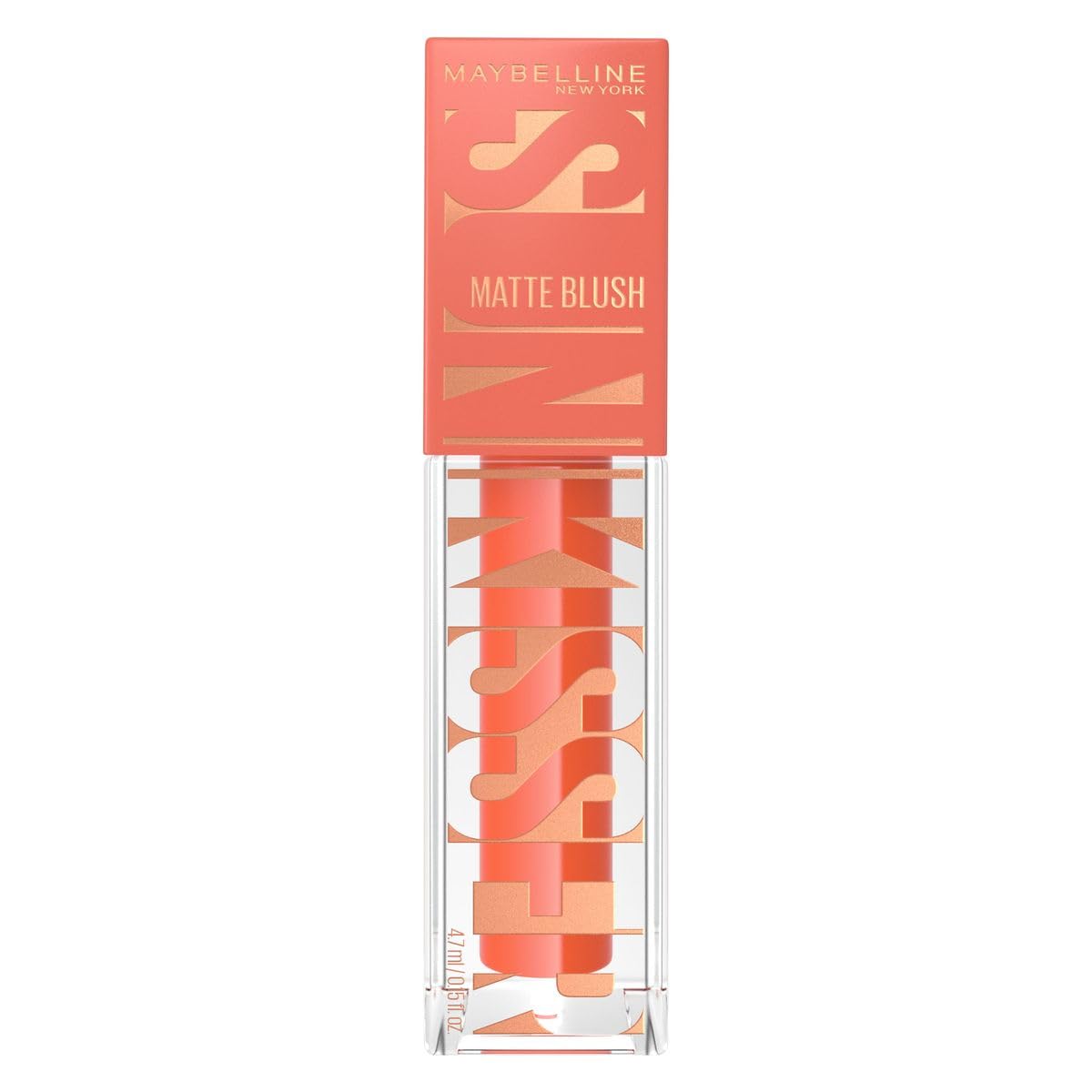 Maybelline New York SUNKISSER 12H LONGWEAR MULTI-USE MATTE LIQUID BLUSH, SUNKISSER BRONZER, BLENDABLE, BUILDABLE, 34 PEACHY QUENCH