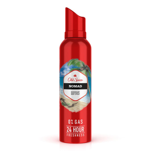 Old Spice Nomad No Gas 24 hour Long Lasting Freshness Deodorant Perfume Body Spray For Men, 140ml