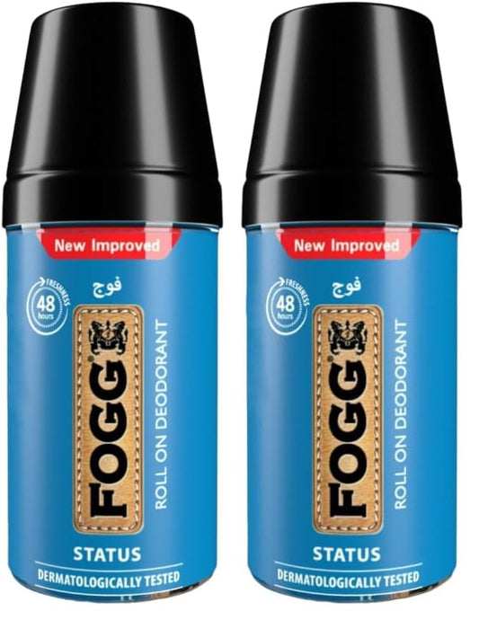 Fogg Status Roll on Deodorant for Men - 50 ml (Pack of 2)
