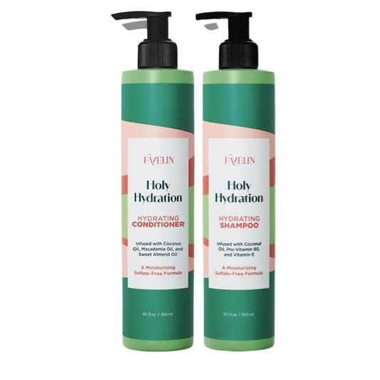 Favelin Holy Hydration Set | Shampoo 300 ML and Conditioner 300 ML | Long-Lasting Hydration & deeply cleanses | healthy & smooth hair