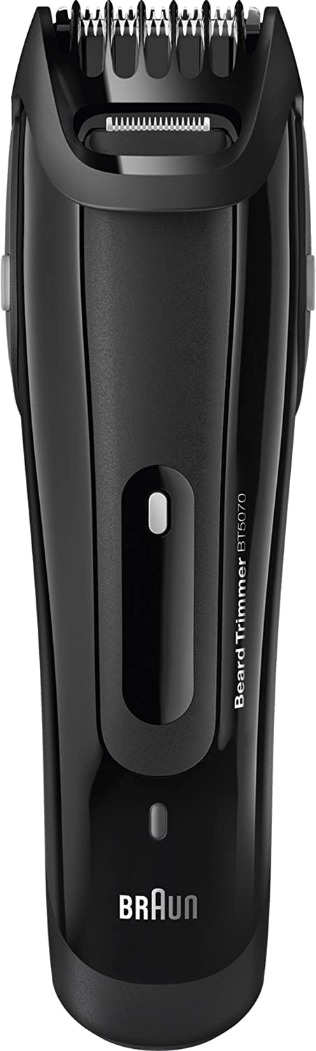 Braun bt5070 beard trimmer with 2 comb attachments + soft bag