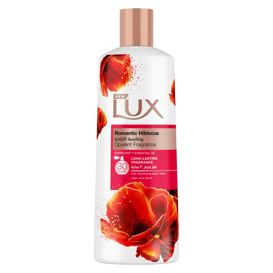 Lux Perfumed Shower Gel Romantic Hibiscus For 30 Hours Long Lasting Fragrance 250ML