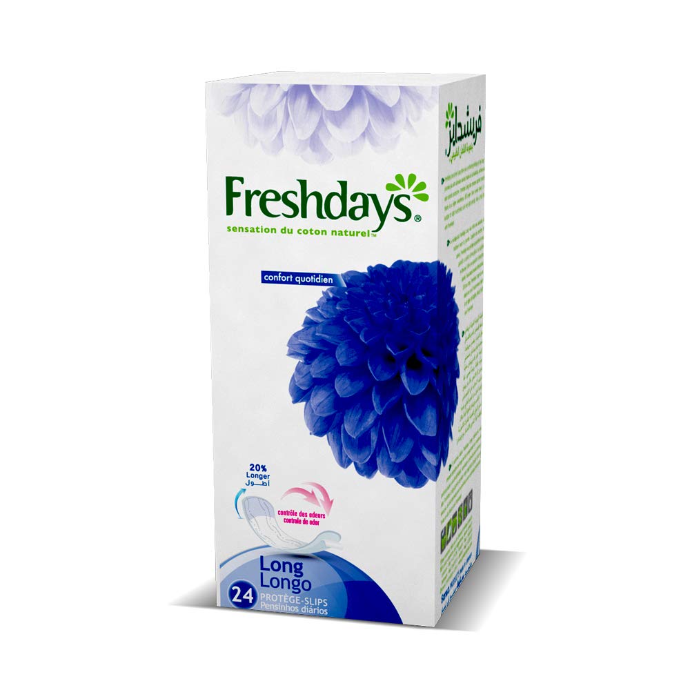 Freshdays Daily Liners Long 24 Pads