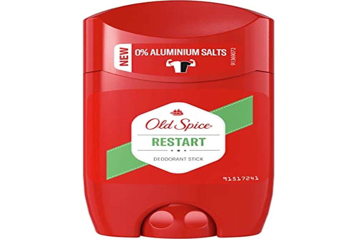 Old Spice Restart Deodorant Stick Without Aluminium for Men Men Deodorant with Long-Lasting Fragrance, 50 ml