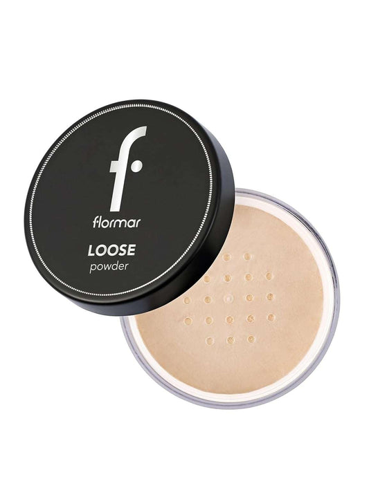 Flormar Loose Powder – 001 Fair – Matte Finish Setting Powder, Smooth Soft Texture, Helps Control Shine, Long-Wear Feel