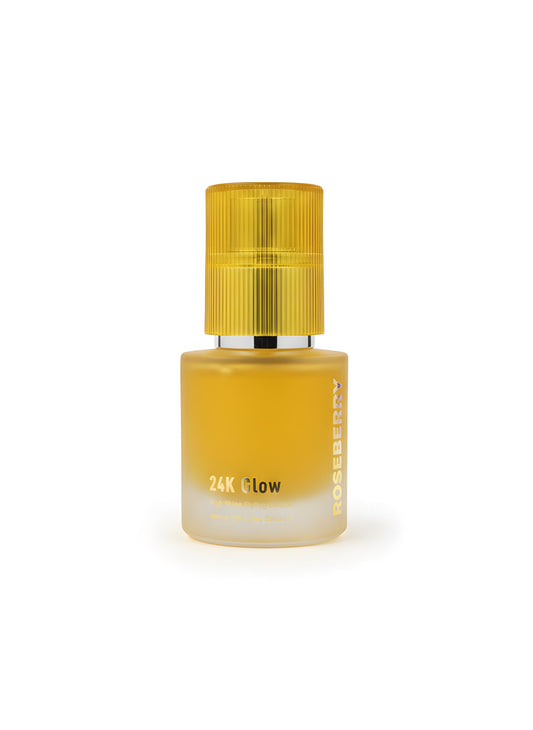 Rose Berry 24K Glow High Hair Shine Styling Serum, Heat Protection up to 230°C, Lightweight Texture, 50 ml