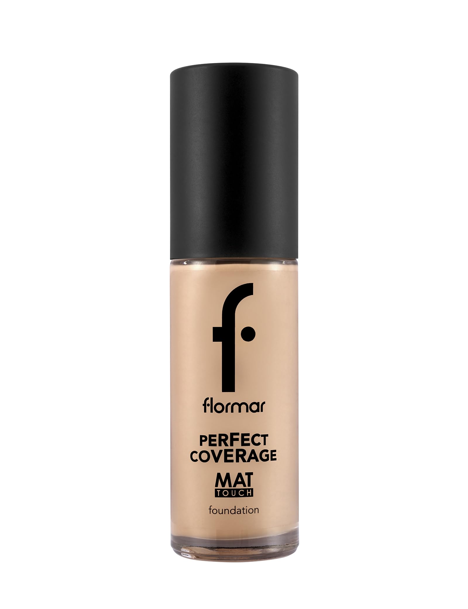Flormar Perfect Coverage Mat Touch Foundation – 308 Fair Ivory – Matte Finish Foundation, Shine Control, High Coverage Look, Smooth Skin Appearance